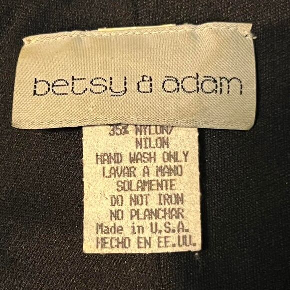 Vintage Women's Betsy & Adam Black Sequin Mini Dress Size Small - Picture 6 of 7